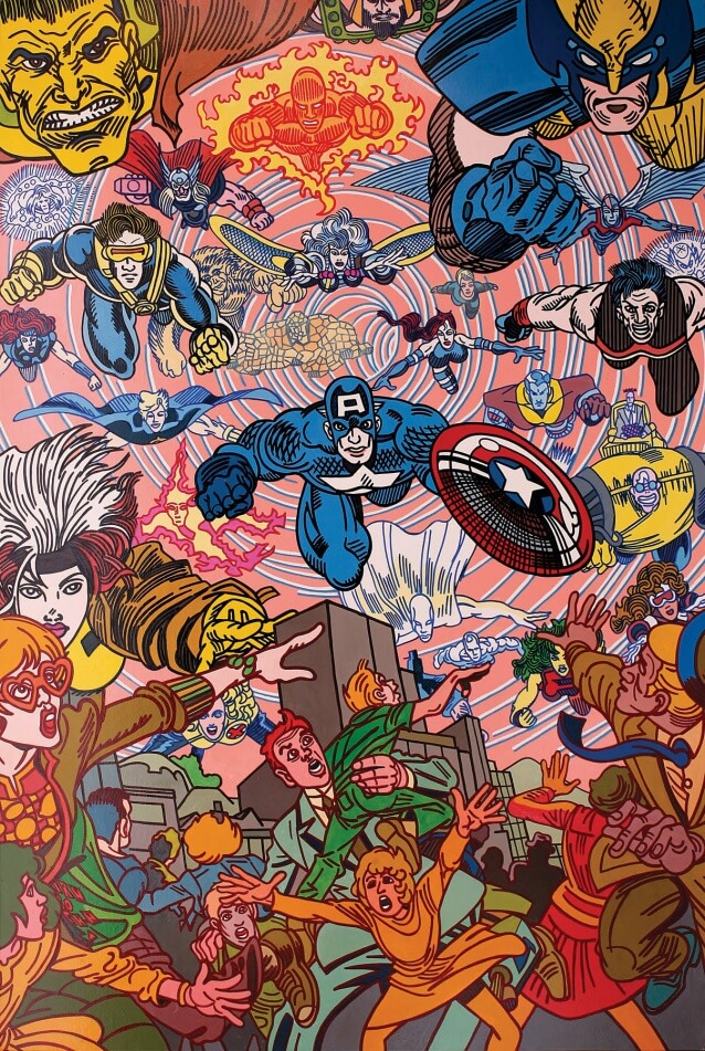 ERRO LE SPIRAL , 197x132cm 95000