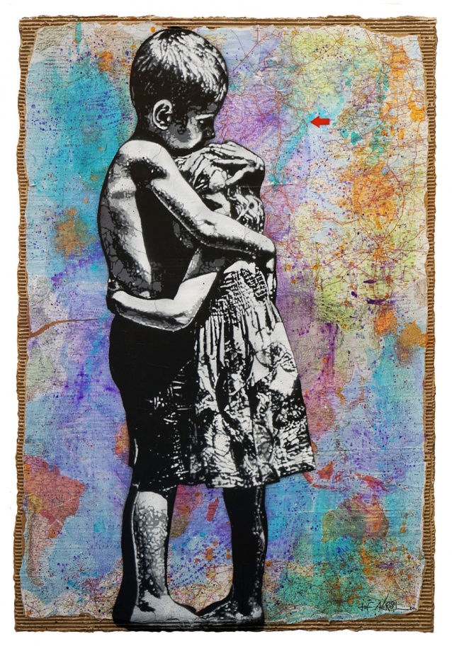 _Colourful Hug, 137x97cm 7800€